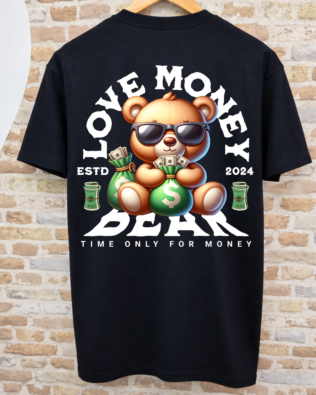 Camiseta Love Money Bear