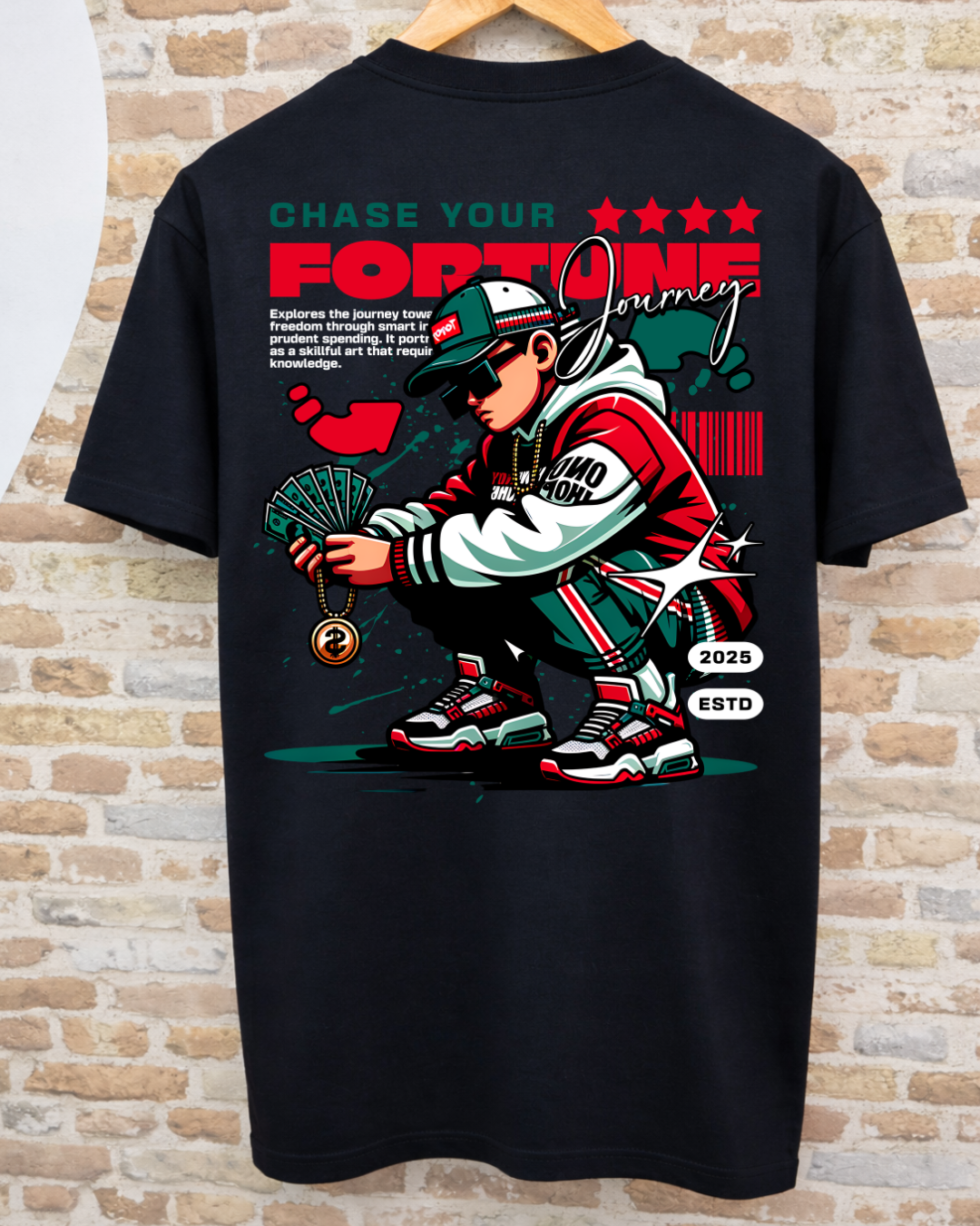 Camiseta Chase Your Fortune Journey