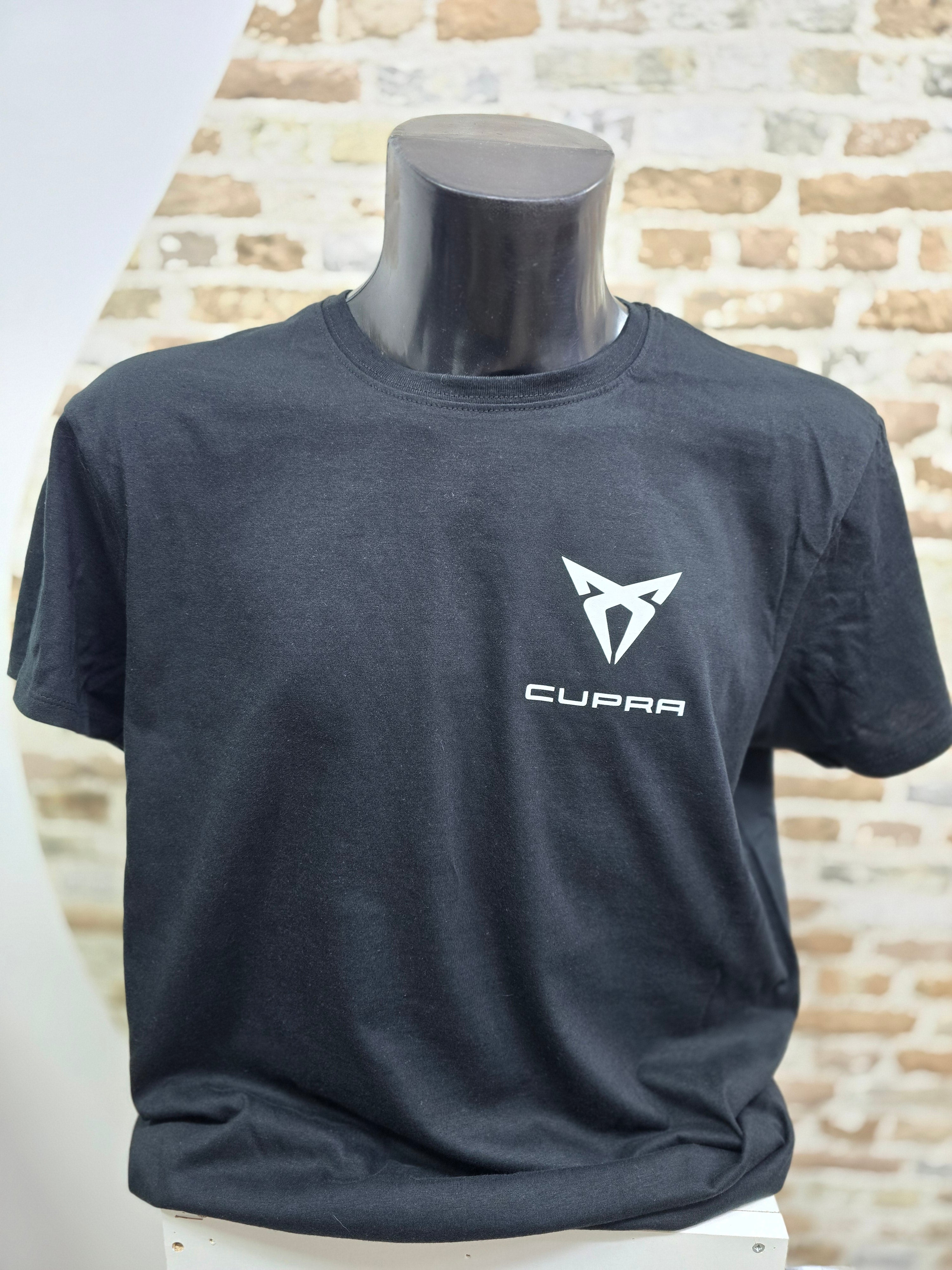 Camiseta CUPRA Vinilo Blanco Negro