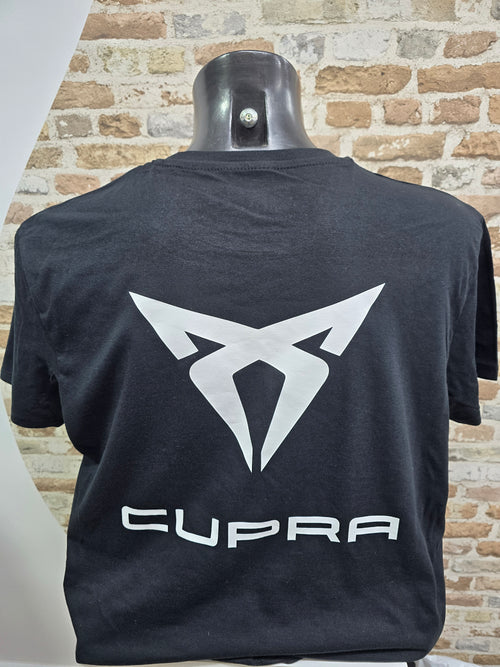 Camiseta CUPRA Vinilo Blanco Negro