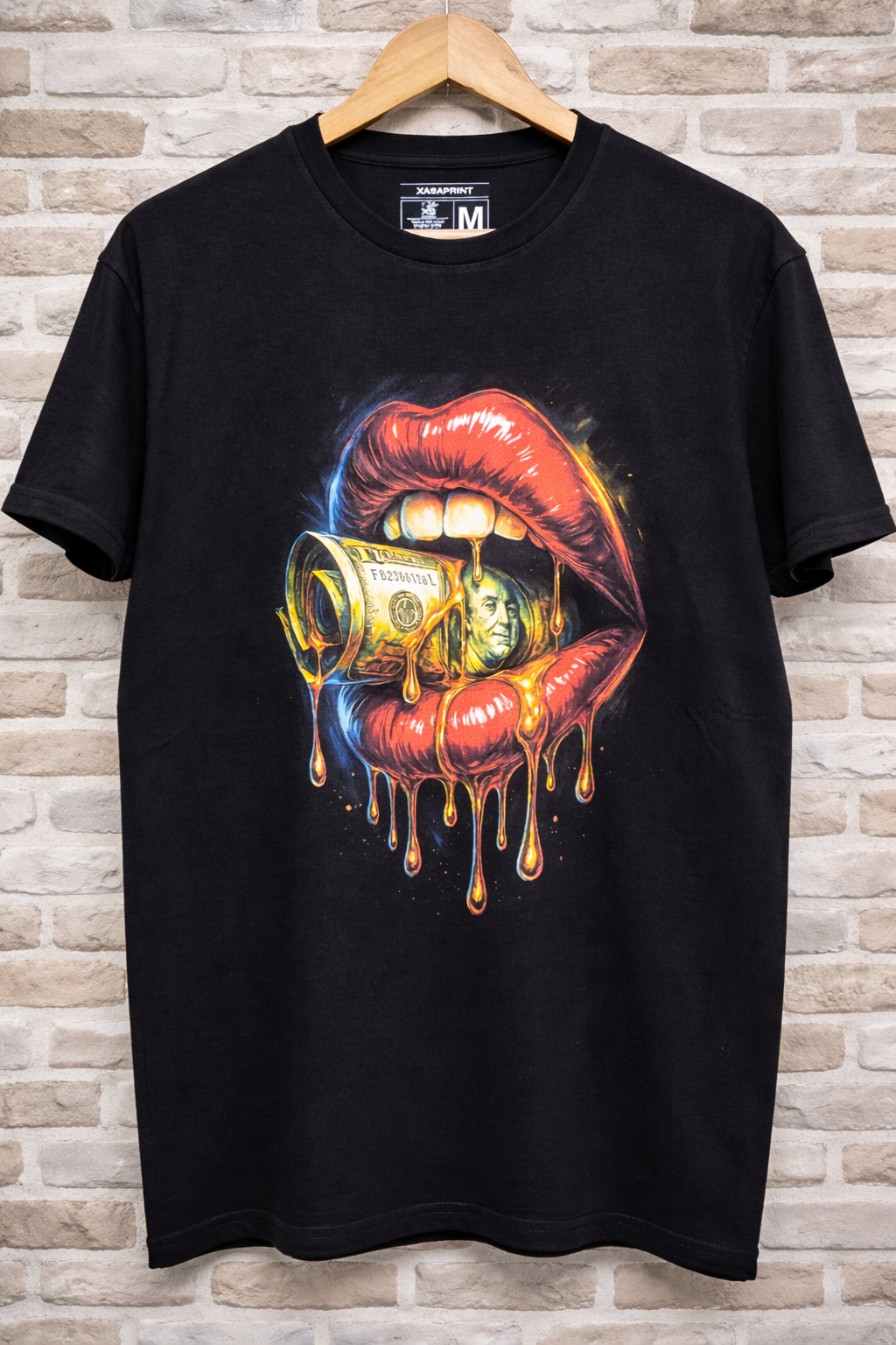 Camiseta Lips & Money