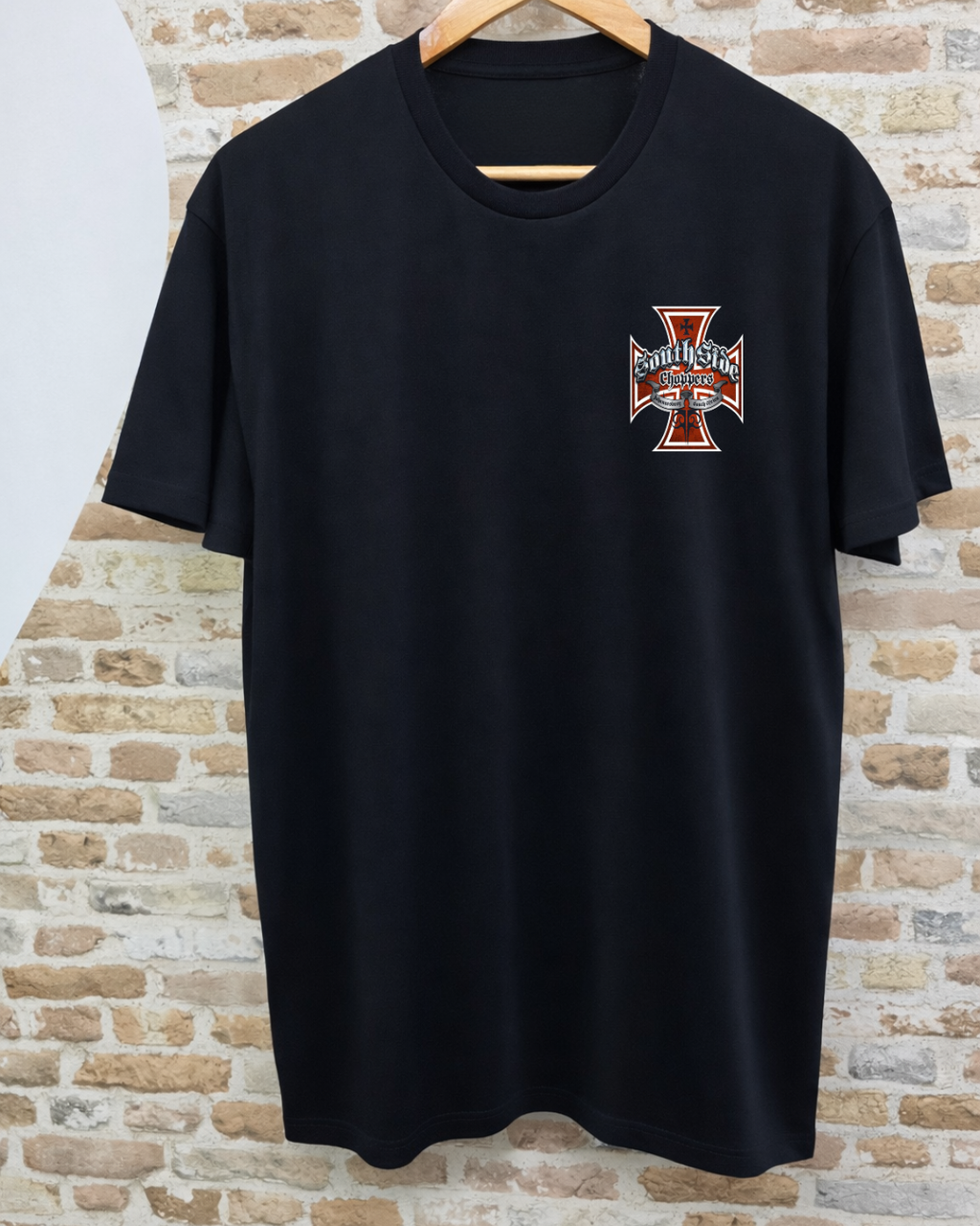 Camiseta South Side Choppers — Cruz Maltesa Johannesburg Basic