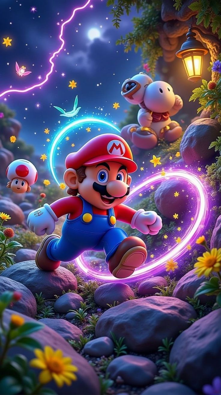 Lámina de Aluminio con diseño de Mario Bros Fantasía