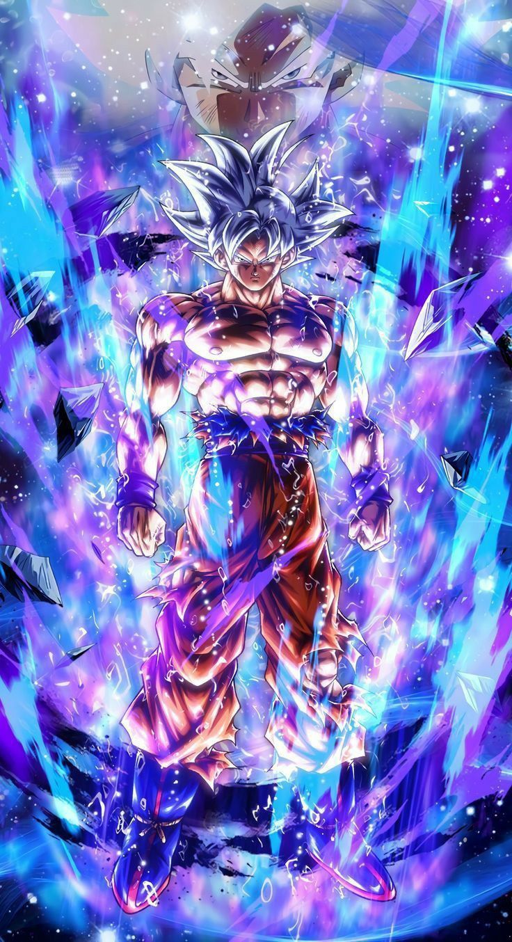Lamina de Aluminio diseño Goku Nivel Dios