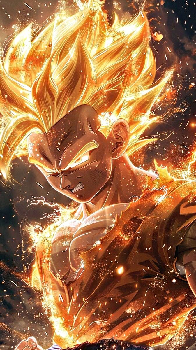 Lámina de Aluminio con diseño de Goku Super Sayán