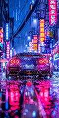 Lámina de Aluminio con diseño de Nissan GTR