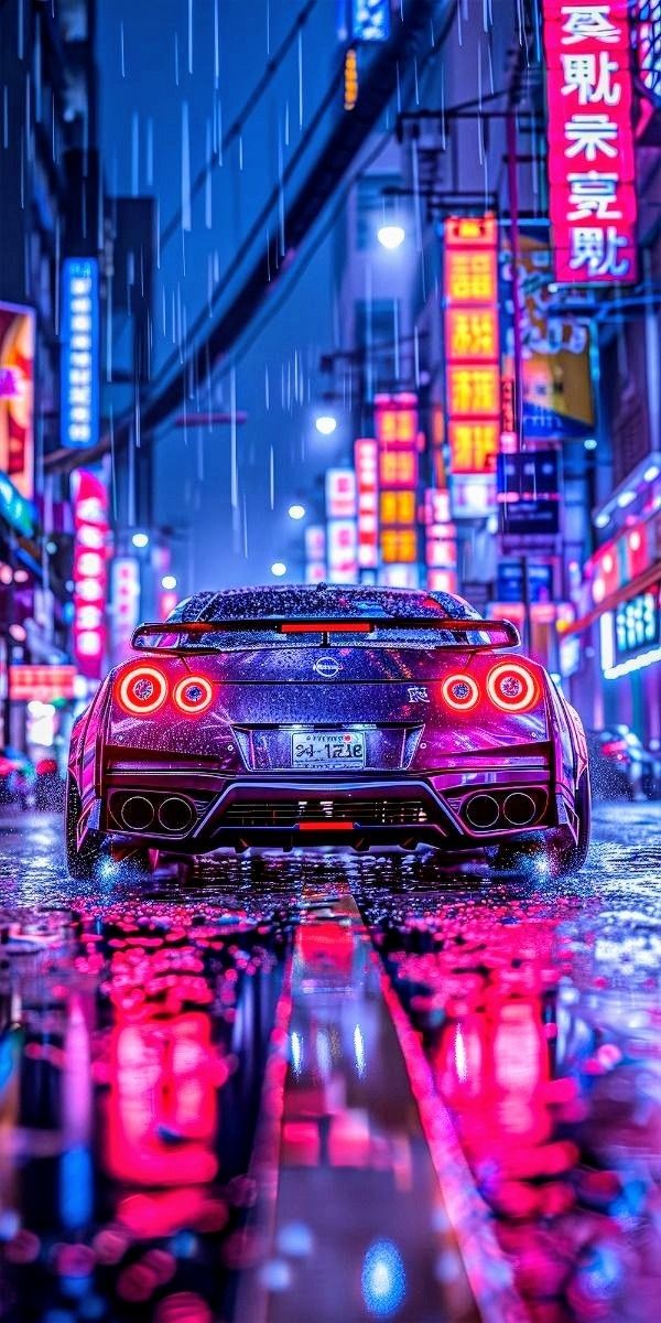 Lámina de Aluminio con diseño de Nissan GTR