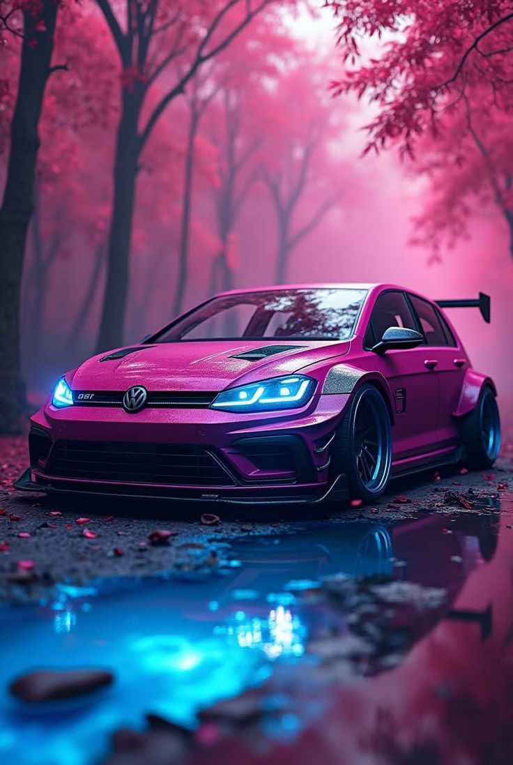 Lámina de Aluminio con diseño de VW GOLF R JDM