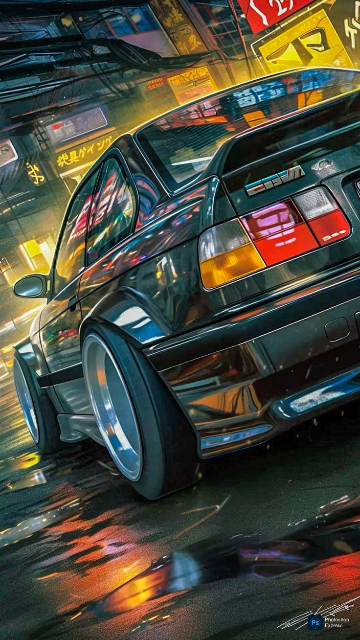 Lámina de Aluminio con diseño de BMW M3 e36 JDM