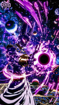 Lámina Dragon Ball - Bills Dios de la Destrucción en el Espacio