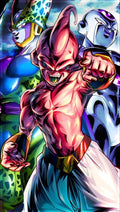 Lámina Dragon Ball - Villanos Cell, Freezer y Majin Buu