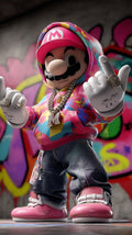 Lámina de Aluminio con diseño de Mario Bros Estilo Urbano