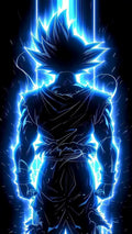 Lamina de Aluminio diseño Goku Rayos