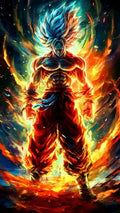 Lamina  de Aluminio Goku SSJ