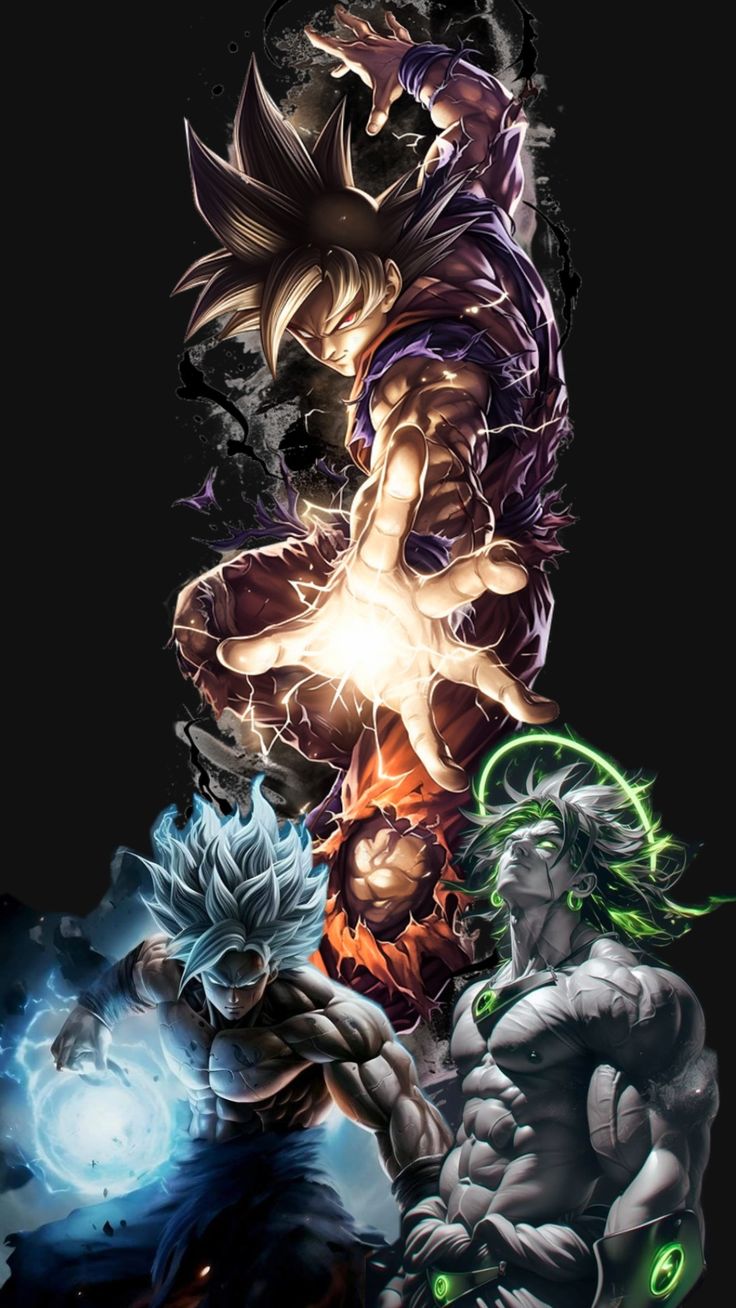 Lámina de Aluminio con diseño de Goku y Broly