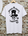 Camiseta West Coast Choppers - FTW Poker Skull (Blanca)
