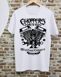 Camiseta West Coast Choppers - Choppers Por Vida (Blanca)