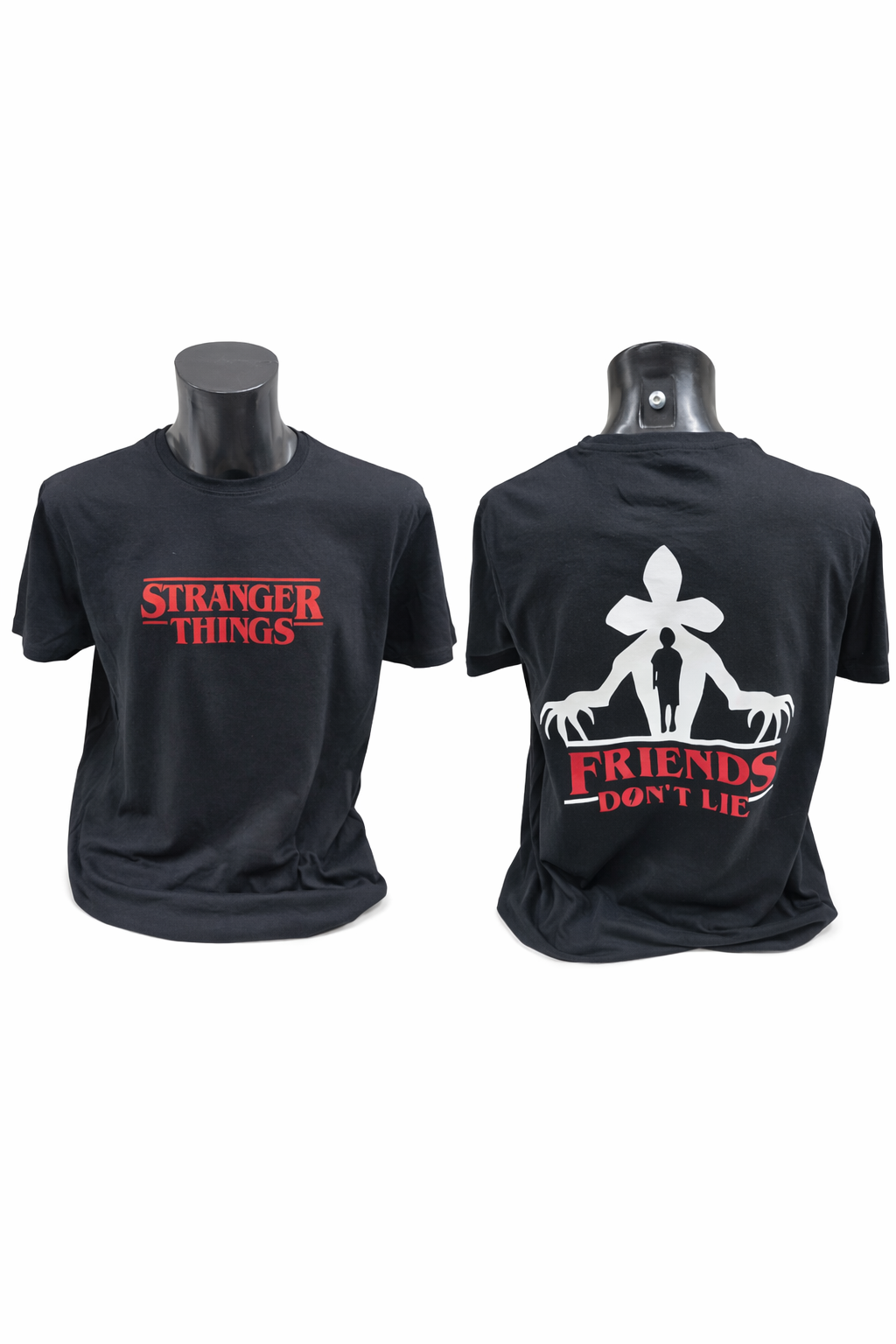 camiseta stranger things negra
