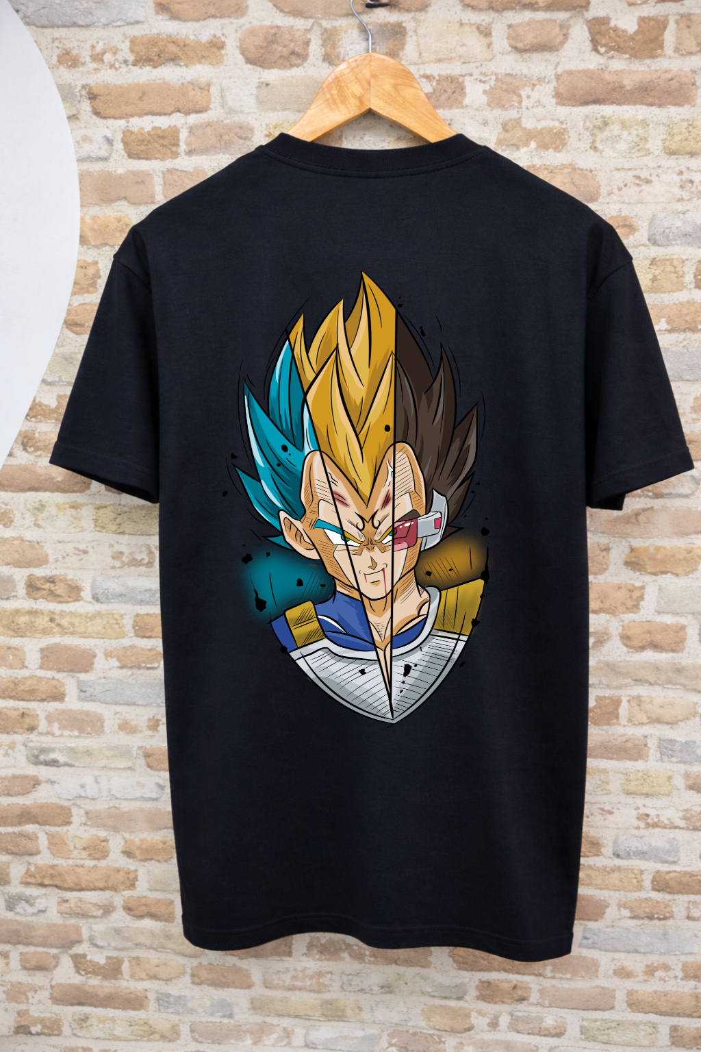 Camiseta Vegeta Transformaciones SSJ Blue Dragon Ball